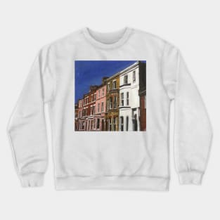 English Seaside, Victorian Houses Crewneck Sweatshirt